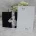 Black Invitation Card with Silk Bow Wedding Invitation Card Customized 